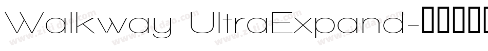 Walkway UltraExpand字体转换